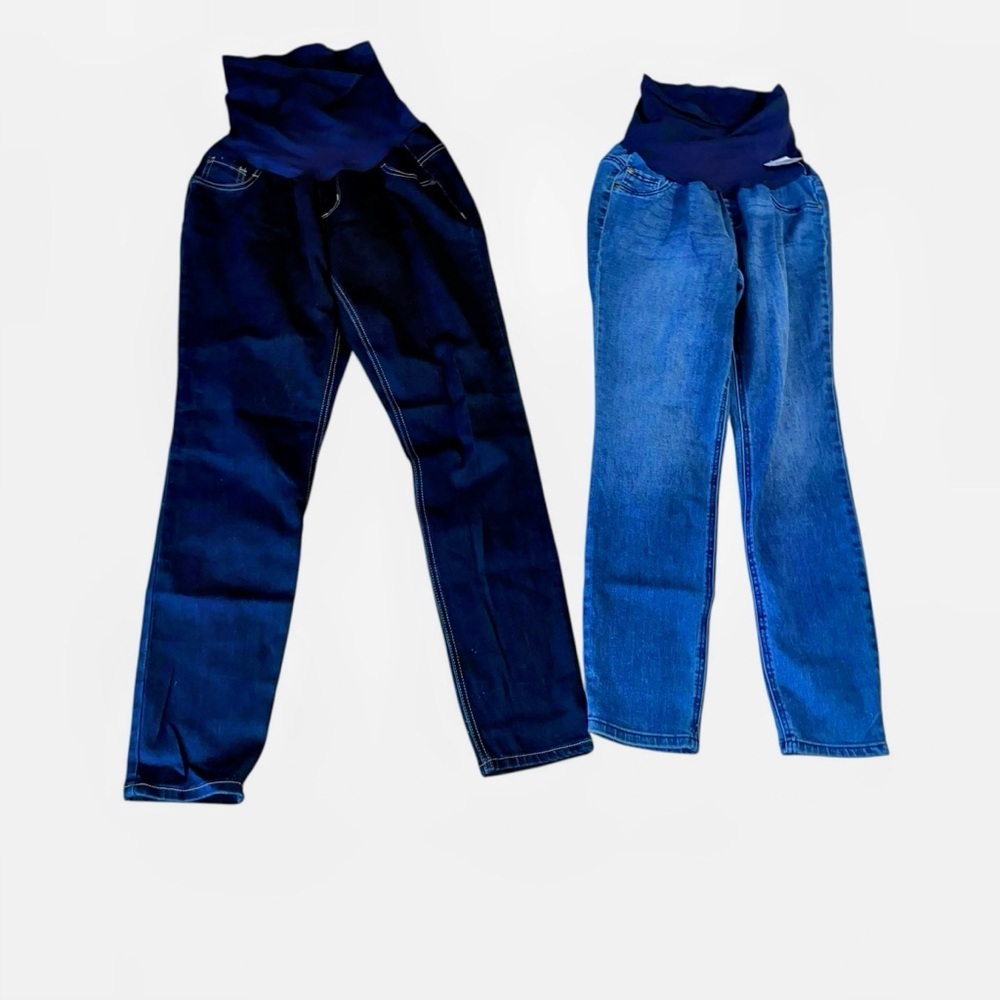 Indigo Blue maternity jeans lot 2 pairs new nwt large L